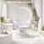 Πολυθρόνα Dorothy Inart με λευκό μαξιλάρι-λευκό rattan 115x53x147εκ |  Πολυθρόνες κήπου στο espiti