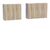 Σύνθεση κουζίνας Festa V pakoworld μελαμίνη σε sonoma απόχρωση και πάγκο σε ανοιχτό γκρι 180x60x85εκ |  Σετ Κουζίνες στο espiti
