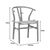 Καρέκλα Wishbone pakoworld rubberwood-σχοινί σε φυσική απόχρωση 53.5x57x74εκ |  Καρέκλες στο espiti