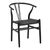 Καρέκλα Wishbone pakoworld rubberwood-σχοινί σε μαύρη απόχρωση 53.5x57x74εκ |  Καρέκλες στο espiti
