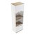 Ντουλάπα κουζίνας Rowan pakoworld σε λευκή-sonoma απόχρωση 60x42x182εκ |  Ντουλάπια στο espiti
