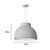 Φωτιστικό οροφής led Jenila pakoworld E27 ps λευκό Φ59x40εκ |  Οροφής στο espiti