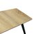 Τραπέζι Squaro pakoworld sonoma mdf με μαύρα μεταλλικά πόδια 120x70x75εκ |  Τραπέζια στο espiti