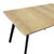 Τραπέζι Squaro pakoworld sonoma mdf με μαύρα μεταλλικά πόδια 120x70x75εκ |  Τραπέζια στο espiti