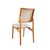 Stewehome Vitra καρέκλα τραπεζαρίας με ψάθινη πλάτη δρυς με λευκό κάθισμα μοντέρνα 50x52x85 cm 433807 |  Καρέκλες στο espiti