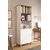 Stewehome Βιβλιοθήκη με ράφια και ξύλινα πόδια 180cm με ντουλάπι Λευκό 100x44x180 cm 326916 |  Βιβλιοθήκες στο espiti