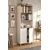 Stewehome Βιβλιοθήκη με ράφια και ξύλινα πόδια 180cm με ντουλάπι Λευκό 100x44x180 cm 326916 |  Βιβλιοθήκες στο espiti