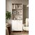 Stewehome Βιβλιοθήκη με ράφια και ξύλινα πόδια 180cm με ντουλάπι Λευκό 100x44x180 cm 326916 |  Βιβλιοθήκες στο espiti