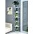 Stewehome Μεταλλική γωνιακή βιβλιοθήκη με 6 ράφια 180 cm (30 cm) 46x30x30 cm 863904 |  Βιβλιοθήκες στο espiti