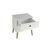 Stewehome Σκανδιναβικό κομοδίνο με συρτάρια (38 cm) 45x38x51 cm 652315 |  Κομοδίνα στο espiti