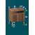 Stewehome Σετ 2 σκανδιναβικών κομοδίνων με πόρτα (30 cm) 40x30x48 cm 938006 |  Κομοδίνα στο espiti