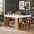Γραφείο γωνιακό Rosaline pakoworld λευκό-oak 120x129x72εκ |  Γραφεία στο espiti