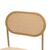 Καρέκλα James pakoworld στοιβαζόμενη pe rattan ύφασμα μπεζ-μέταλλο φυσικό |  Καρέκλες στο espiti