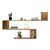 Ραφιέρα τοίχου Belinda pakoworld oak 120x14.5x71.4εκ |  Ραφιέρες τοίχου στο espiti