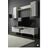 Stewehome Σετ σύνθεσης τηλεόρασης με αποθηκευτικό χώρο και διακοσμητικό καθρέφτη 150 cm λευκό χρυσό 150x30x41 cm 946592 |  Έπιπλα τηλεόρασης στο espiti