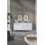 Stewehome Κονσόλα mdf με μεμβράνη και πόρτες 160x40x84 cm 517055 |  Βιτρίνες - Έπιπλα εισόδου στο espiti