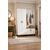 Stewehome Ντουλάπα 2 θυρών Λευκό 120x184x184 cm 769481 |  Καλόγεροι -Κρεμάστρες στο espiti