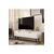 Stewehome Μοντέρνα τηλεοπτική μονάδα 138 cm με πόρτα από σανίδα μελαμίνης 138x30x45 cm 439131 |  Έπιπλα τηλεόρασης στο espiti