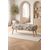 Stewehome Μποέμ οβάλ πουφ πάγκος με ξύλινα πόδια 80x40 cm 210993 |  Πουφ στο espiti