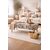 Stewehome Μποέμ οβάλ πουφ πάγκος με ξύλινα πόδια 80x40 cm 210993 |  Πουφ στο espiti