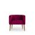 Stewehome Πολυθρόνα με ξύλινα πόδια 60x55x55 cm 169945 |  Πολυθρόνες σαλονιού στο espiti