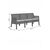 Stewehome Σετ καθιστικού κήπου με μαξιλάρια για μπαλκόνι βεράντα και κήπο 5 τεμαχίων από πλαστικό 180x65x79 cm 650757 |  Σετ τραπεζαρία κήπου στο espiti