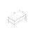 Stewehome Μεταλλικό διακοσμητικό τραπεζάκι σαλονιού με ράφια και πόδια μοντέρνου στιλ (Διάσταση: | Χώρα προέλευσης: TR cm) 100x55x42 cm 103685 |  Τραπεζάκια σαλονιού στο espiti