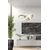 Stewehome μοντέρνο κρεμαστό φωτιστικό με led για σαλόνι κουζίνα δωμάτιο και διάδρομο από αλουμίνιο με εφέ παλαίωσης 675373 |  Οροφής στο espiti