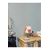 Stewehome Επιτραπέζιο φωτιστικό με βελούδινη ροζ κόκκινη φιόγκο και ασημί βάση από μέταλλο Ροζ 59347111 |  Επιτραπέζια στο espiti