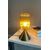 Stewehome διακοσμητικός φωτισμός επιτραπέζιος από γυαλί χρώμα μέλι για υπνοδωμάτιο 9852108 |  Επιτραπέζια στο espiti