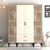 Stewehome Ντουλάπα με τέσσερις πόρτες (PTP) 160x47x201 cm 420723 |  Ντουλάπες ρούχων στο espiti