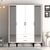 Stewehome Ντουλάπα με τέσσερις πόρτες (RTR) 160x47x201 cm 289430 |  Ντουλάπες ρούχων στο espiti