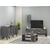 Stewehome BARE 3'li Σαλόνι Έπιπλο Τηλεόρασης Τραπεζάκι &amp; Μπουφές | Γκρι Ανθρακί Χρυσό 150x40x80 cm 165718 |  Φοιτητικα Πακετα στο espiti