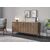 Stewehome Μπουφές με 4 πόρτες κομψός για κάθε χώρο 140x40x65 cm 562439 |  Βιτρίνες - Έπιπλα εισόδου στο espiti