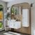Stewehome Σετ Ντουλάπι Μπάνιου με Νιπτήρα MDF 3 Τεμ. 75x45x45 cm 739447 |  Στήλες Μπάνιου στο espiti