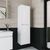 Stewehome Ντουλάπι Πετσετών Μπάνιου με Ράφια 35x30x130 cm 121384 |  Στήλες Μπάνιου στο espiti
