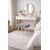 Stewehome Διακοσμητικό πουφ ταμπουρέ από πε plush ύφασμα για τραπέζι μακιγιάζ 35x45 cm 938254 |  Πουφ στο espiti