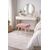 Stewehome Διακοσμητικό πουφ ταμπουρέ από πε plush ύφασμα για τραπέζι μακιγιάζ 35x45 cm 938254 |  Πουφ στο espiti