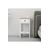 Stewehome Κομοδίνο με ένα συρτάρι και χρυσή λαβή 40x35x70 cm 429404 |  Κομοδίνα στο espiti