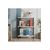 Stewehome Βιβλιοθήκη με 3 ράφια από σανίδα (Λευκό) 52x22x145 cm 660350 |  Βιβλιοθήκες στο espiti