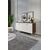 Stewehome Κονσόλα mdf με μεμβράνη και πόρτες 160x40x84 cm 517055 |  Βιτρίνες - Έπιπλα εισόδου στο espiti