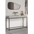 Stewehome Κονσόλα με μεταλλικά πόδια 120x75x75 cm 218151 |  Βιτρίνες - Έπιπλα εισόδου στο espiti
