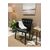 Stewehome πολυθρόνα από δέρμα με ξύλινα πόδια 60x60 cm 788160 |  Πολυθρόνες σαλονιού στο espiti