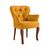 Stewehome Πολυθρόνα σαλονιού με ράφι από ξύλο πεύκου μοντέρνου στιλ 60x65x65 cm 936998 |  Πολυθρόνες σαλονιού στο espiti