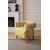 Stewehome Πολυθρόνα με υφασμάτινη πλεκτή επένδυση και ξύλινα πόδια 68x60x60 cm 306119 |  Πολυθρόνες σαλονιού στο espiti