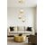 Stewehome Σετ 3 τεμαχίων ακρυλικού μοντέρνου φωτιστικού οροφής σαλονιού με μεταλλική επιχρωμιωμένη επιφάνεια 35x35x91 cm 776944 |  Οροφής στο espiti