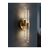 Stewehome Μοντέρνο φωτιστικό τοίχου led με μεταλλικό σώμα και τηλεχειριστήριο 94615374 |  Απλίκες στο espiti