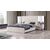 Stewehome Σετ υπνοδωματίου μοντέρνο με ντουλάπα MDF και κρεβάτι με βάση υφασμάτινη επένδυση Κουμ Μπεζ και λευκό 242x54x217 cm 99414272 |  Σέτ Κρεβατοκάμαρας στο espiti