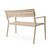 Παγκάκι διθέσιο Cadrin pakoworld cappuccino PP 117x60x83εκ |  Παγκάκια κήπου στο espiti