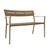 Παγκάκι διθέσιο Cadrin pakoworld cappuccino PP 117x60x83εκ |  Παγκάκια κήπου στο espiti